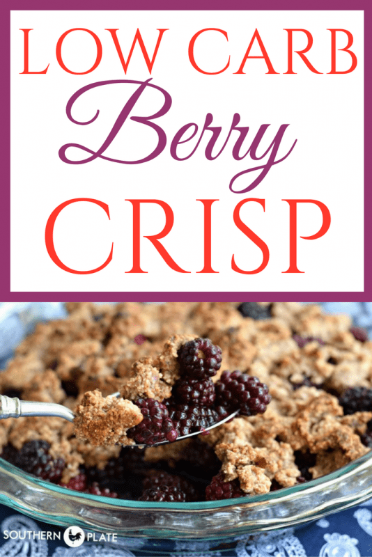 Low Carb Berry Crisp