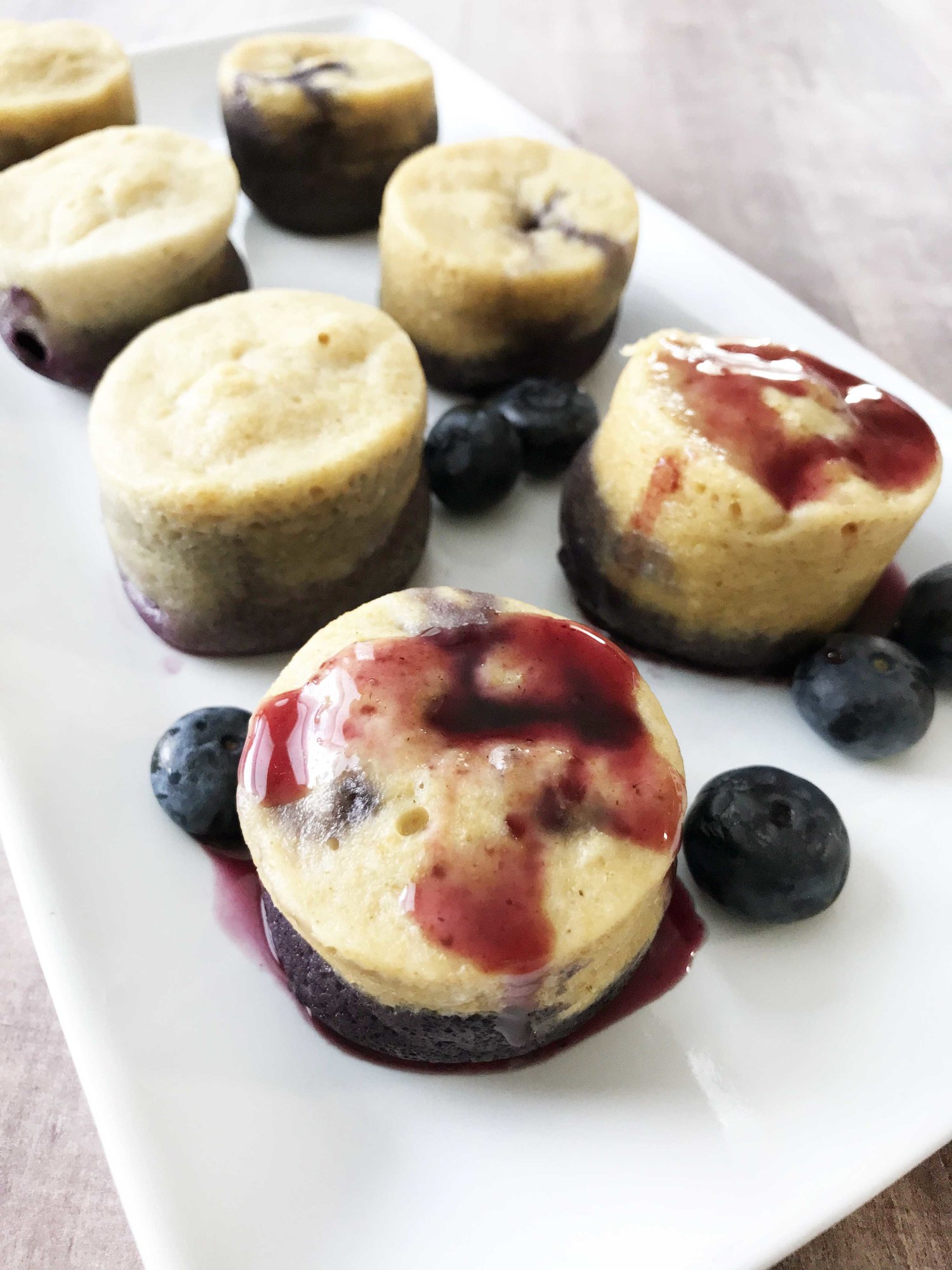 Blueberry Pancake Bites (Instant Pot) — The Skinny Fork
