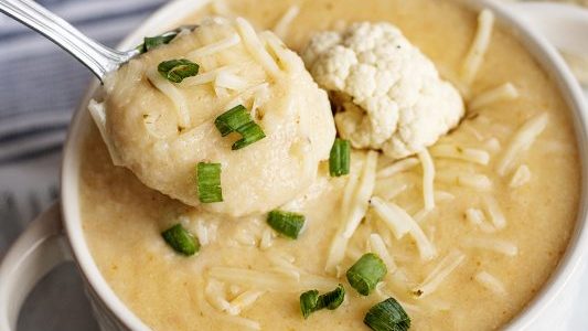 Cauliflower Soup Recipe With Cheese YUM!