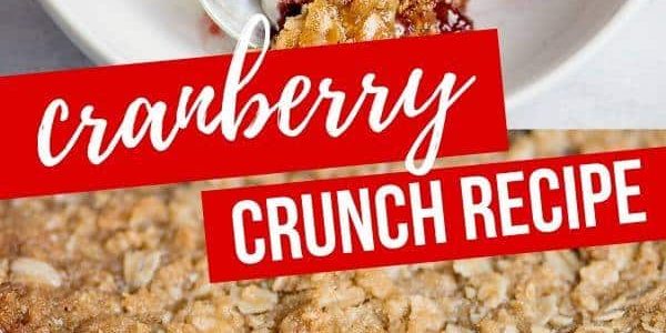 Cranberry Crunch - and Ghosts of Thanksgiving Past