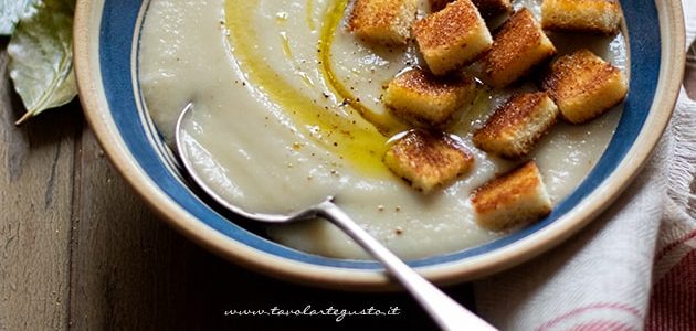 Cream of Jerusalem artichoke - Topinambur cream recipe