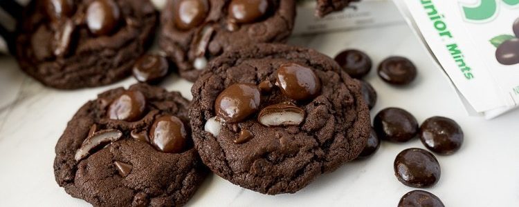DOUBLE CHOCOLATE MINT COOKIES - Butter with a Side of Bread