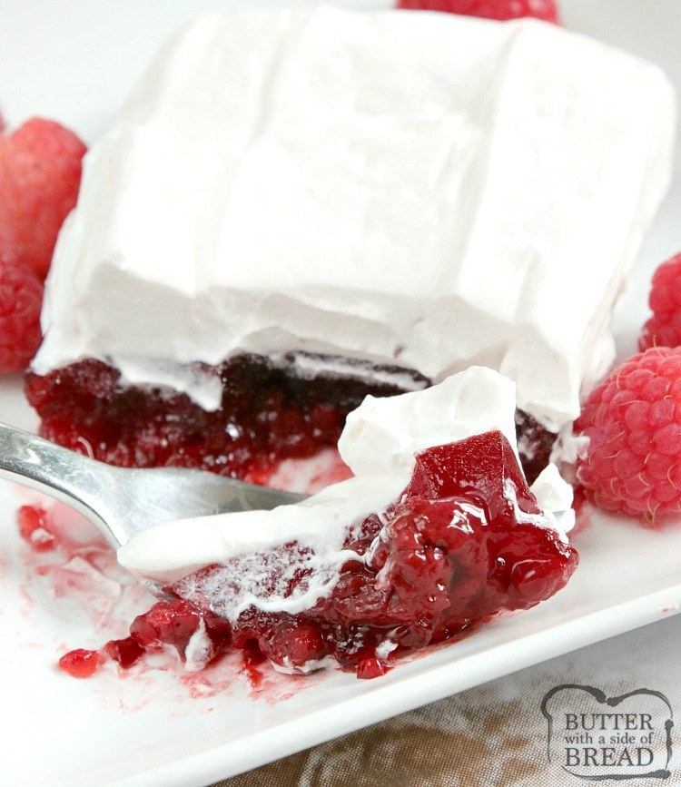 EASY RASPBERRY JELLO SALAD - Butter with a Side of Bread