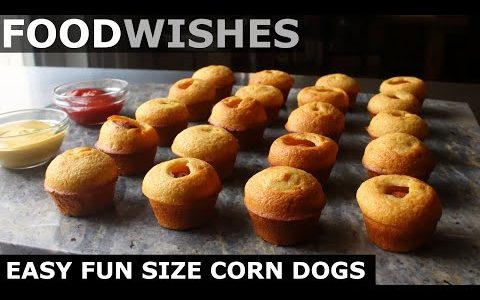 Easy Fun Size Corn Dogs – Fair Food for Unfair Times