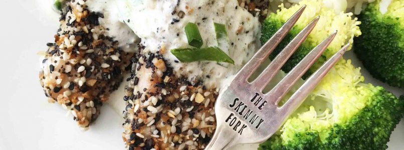 Everything Chicken & Green Onion Cream Cheese Sauce — The Skinny Fork