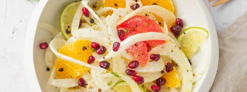 Fennel salad with citrus fruits
