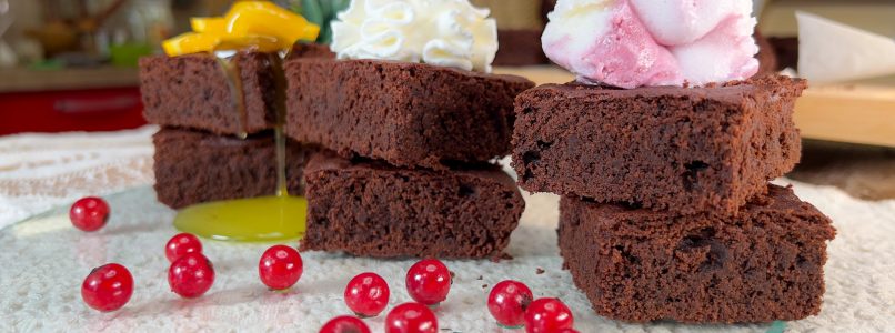 Gluten Free Chocolate Brownies with 3 Easy Toppings
