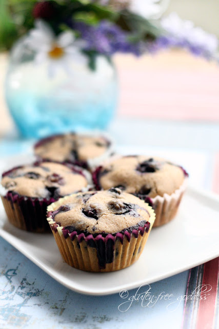 Gluten-Free Blueberry Muffins with Almond Flour