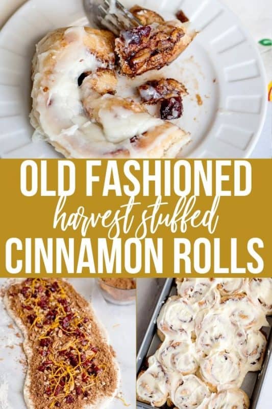Harvest Stuffed Cinnamon Rolls - Southern Plate
