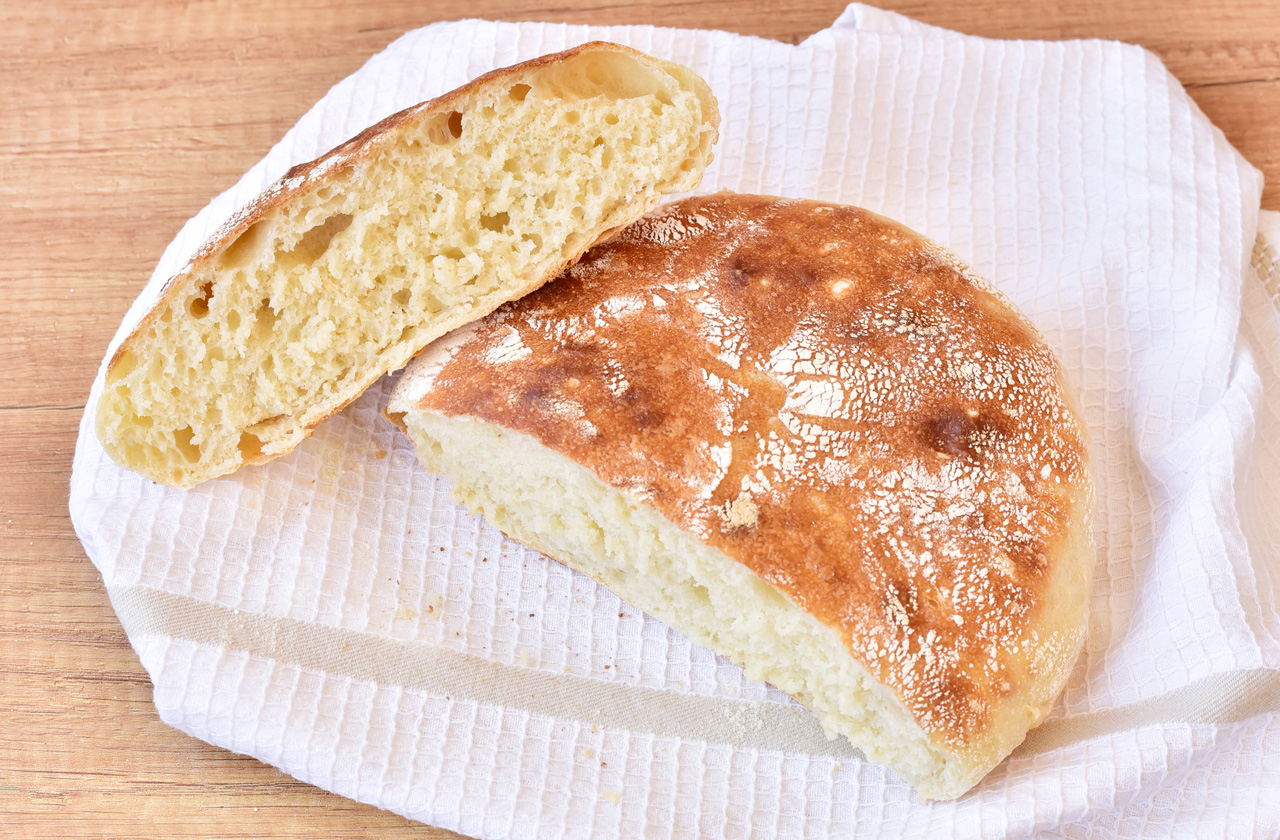 Homemade bread without dough "style =" width: 640px;