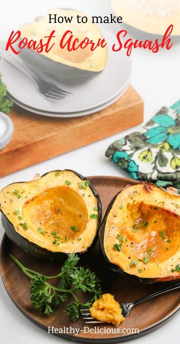 This roasted acorn squash recipe is creamy, tender, and versatile — perfect as an easy weeknight side dish. This post will show you how to roast acorn squash perfectly. Make it with brown sugar and maple syrup for a sweet option, or with olive oil and salt for a savory option. You can even make it paleo by using coconut sugar! via @HealthyDelish
