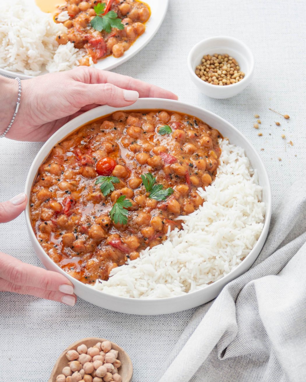 Indian chickpea curry