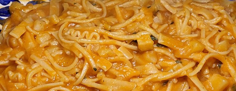 monsignor's pasta and potatoes