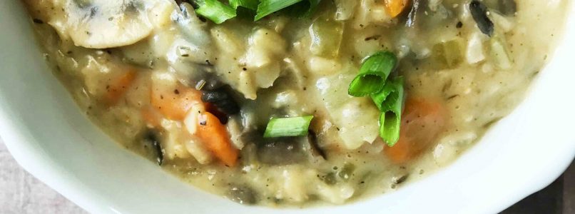 Mushroom & Wild Rice Soup (Instant Pot) — The Skinny Fork