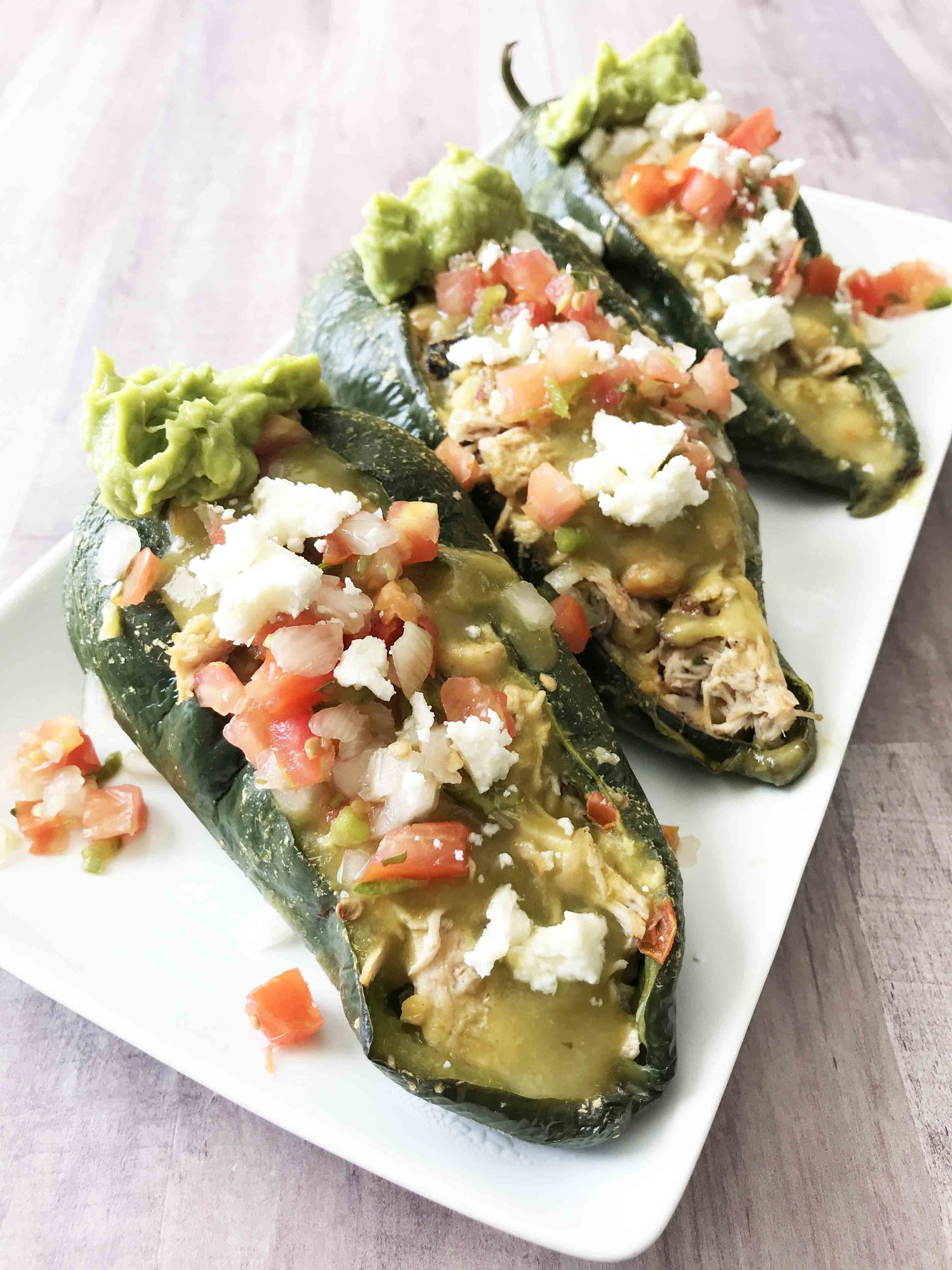 Naked Chicken Chile Relleno — The Skinny Fork