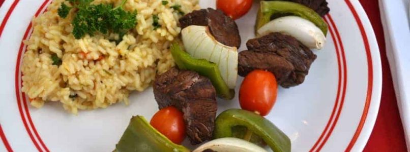 Oven Steak Kabobs - A special meal on a budget