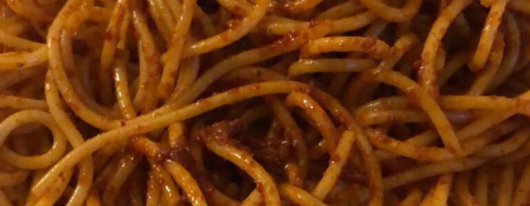 spaghetti with sardine