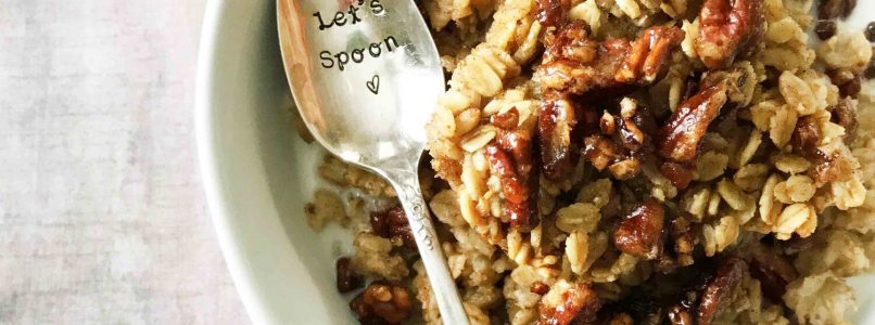 Pecan Pie Baked Oatmeal — The Skinny Fork