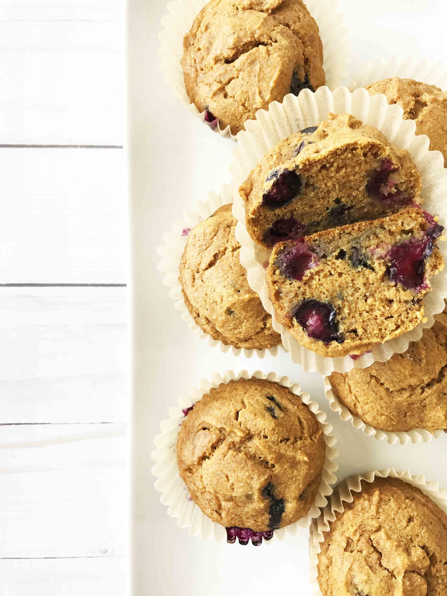 Pumpkin Spice Blueberry Muffins — The Skinny Fork