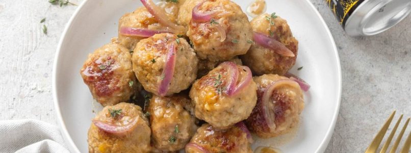 Quick and easy beer meatballs