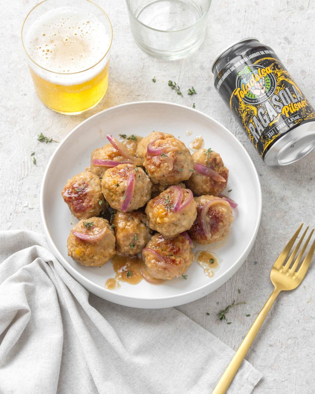 Quick and easy beer meatballs