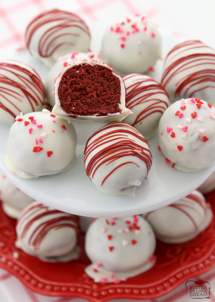 Red Velvet Oreo Balls made with just 3 ingredients & perfect for Valentine