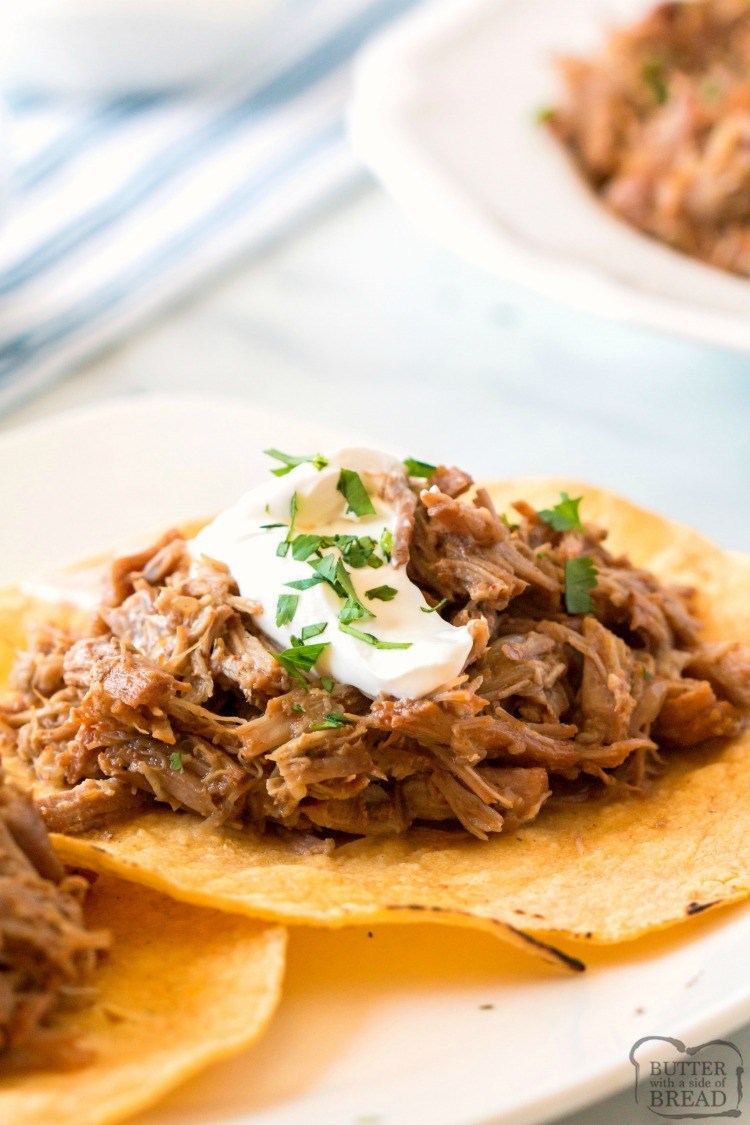 SLOW COOKER PORK CARNITAS - Butter with a Side of Bread
