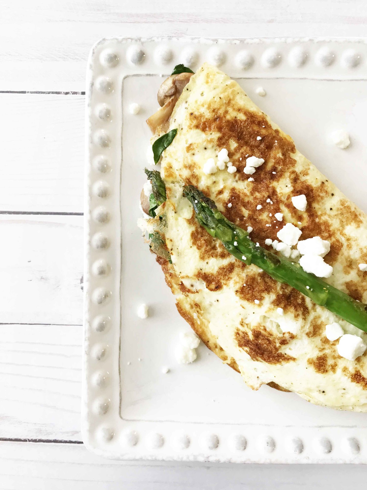 Skinny Mushroom & Asparagus Omelette — The Skinny Fork