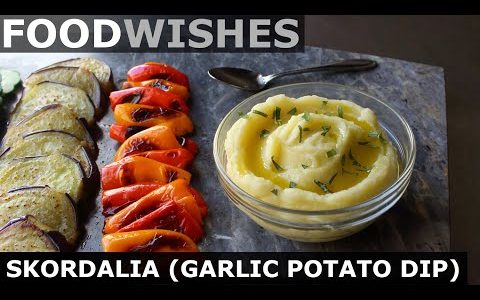 Skordalia – The Greek Garlic Potato Dip Both Homers Would Love