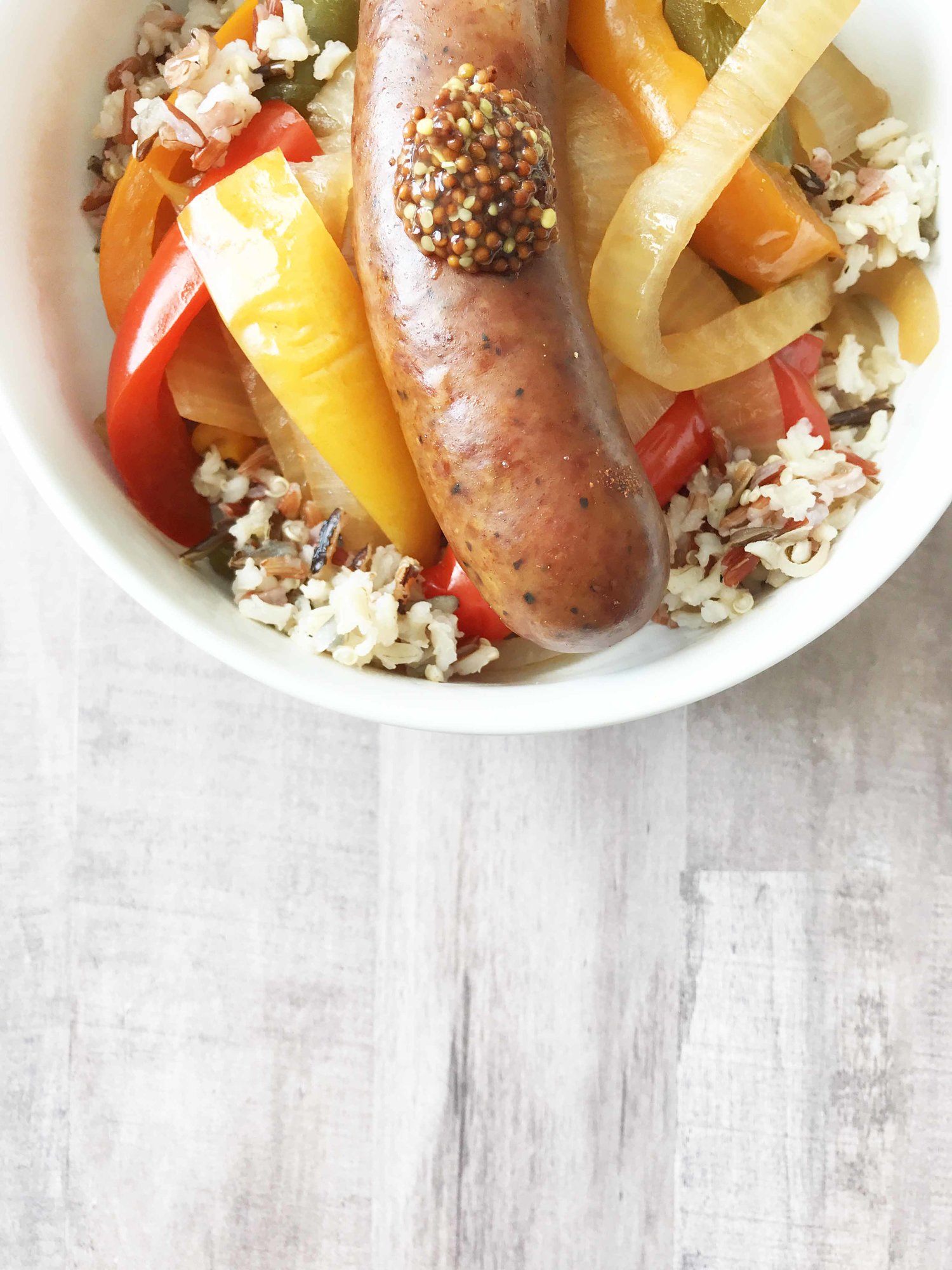 Slow Cooker Sausage & Peppers — The Skinny Fork
