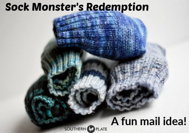 Sock Monster's Redemption - a Fun Mail Idea!