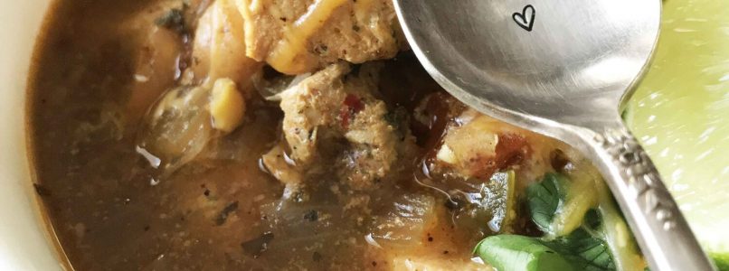 Southwest Chicken Soup (Instant Pot) — The Skinny Fork