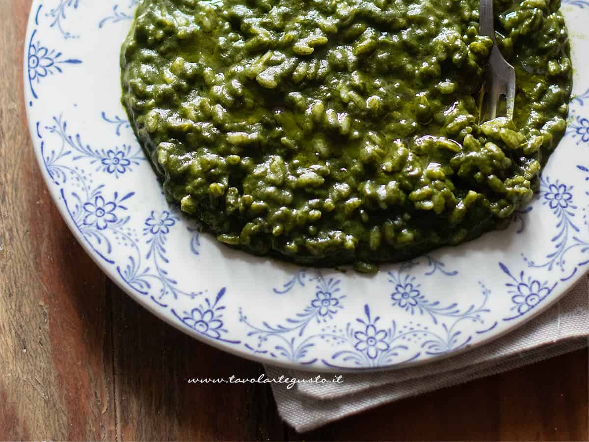 Spinach risotto - Recipe by Tavolartegusto