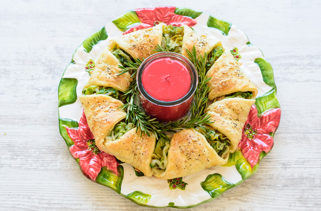 Stuffed puff pastry "style =" width: 640px;