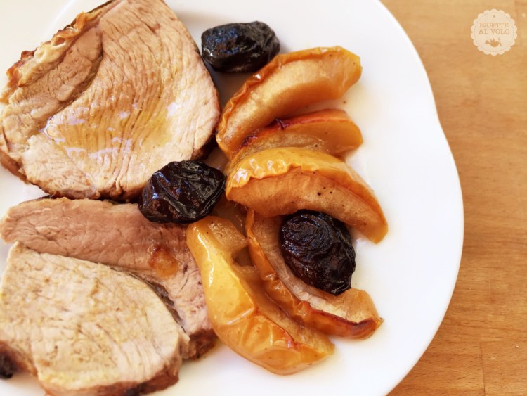 roast pork with plums