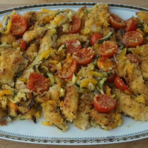 vegetable-style chicken cutlets